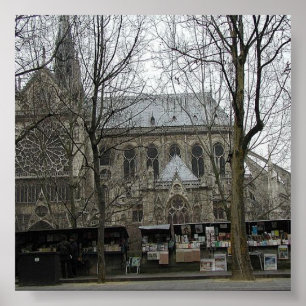Poster van de kerk Notre Dame