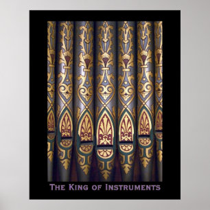 Poster van de koning der instrumenten