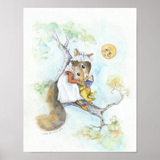  Poster van de Kunst van de Nursery: verhaaltijd (Voorkant)