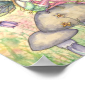 Poster van de Kute Flower Fairy van Molly Harrison (Hoek)