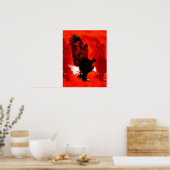 Poster van de landing - Posters van de rode adelaa (Keuken)