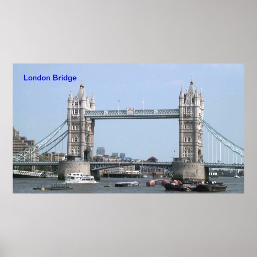 Poster van de London Bridge (Voorkant)