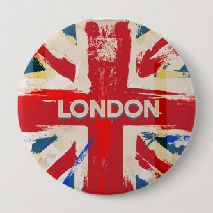 Poster van de London Union Ronde Button 4,0 Cm