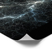 Poster van de materiaalantimaterie-botsing (Hoek)