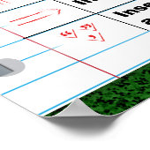 Poster van de merken van Proofreader (Hoek)