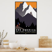 " Poster van de Montana van WPA" (Keuken)