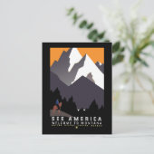 " Poster van de Montana van WPA" Briefkaart (Staand voorkant)