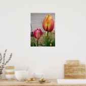 Poster van de mooie rode Tulp-ventilator (Keuken)