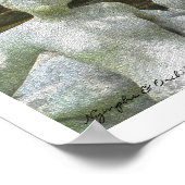 Poster van de mozaïek van Nymfen en Orchids (Hoek)