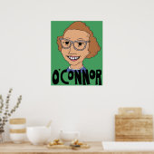 Poster van de muur van Flannery O'Connor (Keuken)