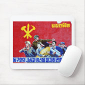 Poster van de Noord-Koreaanse Communistische Parti Muismat (Met muis)