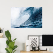 Poster van de oceaangolf (Thuiskantoor)