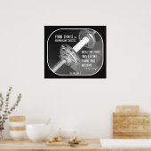 Poster van de odybuilding met Citaat 009 (Keuken)