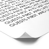 Poster van de olievloeistoilaag-Baby shower (Hoek)