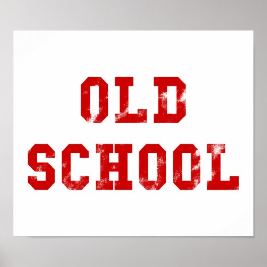Poster van de oude school | Oldskool Gifts (Voorkant)