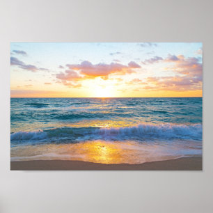 Poster van de prachtige Ocean Scene
