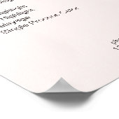 Poster van de prijslijst voor moderne diamanten (Hoek)