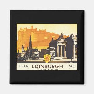 Poster van de Reis van Edinburgh LNER het Fijne Magneet