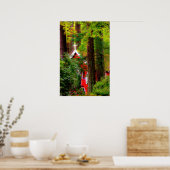 Poster van de Rode Landenkerk (Keuken)