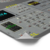 Poster van de ruimteafsluiter (Hoek)