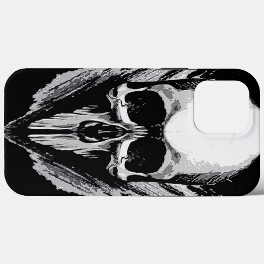 Poster van de schedelvector Case-Mate iPhone case (Achterkant (horizontaal))