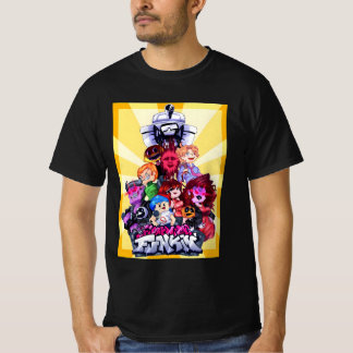 "poster van de schotel van de vrijdag van nacht" t-shirt