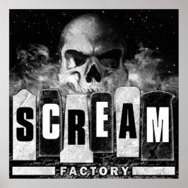 Poster van de Screamfabriek