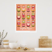 poster van de  slaapkamer van russisch matryoshka (Keuken)