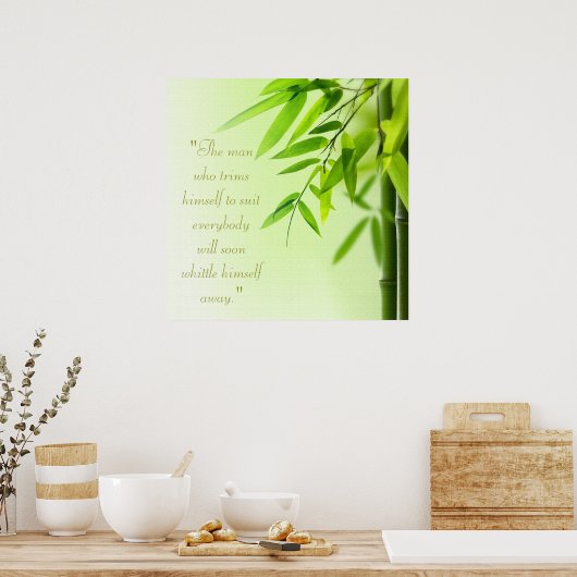 Poster van de Spa-behandeling (Keuken)