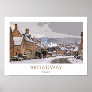 Poster van de spoorweg