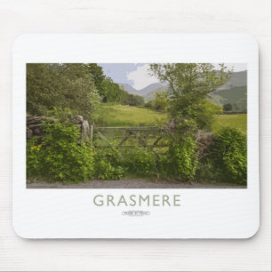Poster van de spoorweg muismat