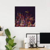 Poster van de stad Colors (Thuiskantoor)