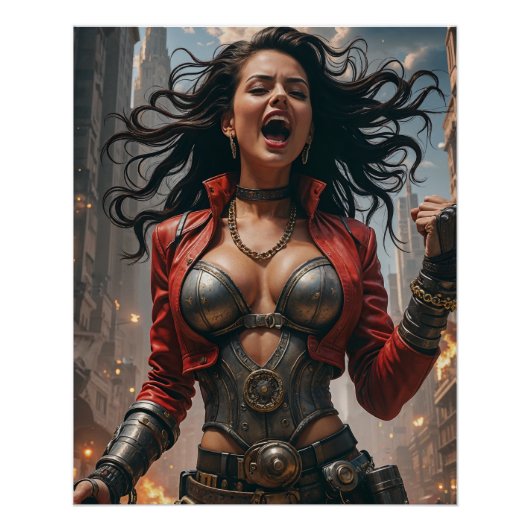 Poster van de stadsrebellen perfect poster (Voorkant)