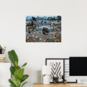 Poster van de Stille Oceaan (Thuiskantoor)