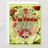 Poster van de Struik van Rozen Feestdagenkaart (Voorkant / Achterkant)