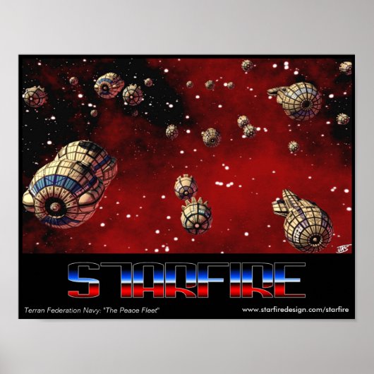 Poster van de TFN-vredesvloot (Voorkant)