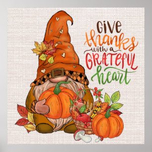Poster van de Thanksgiving van Gnoome