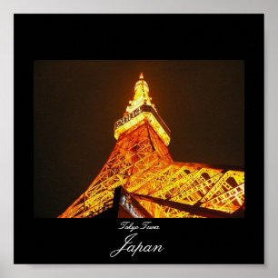 Poster van de Tower van Tokio in Japan