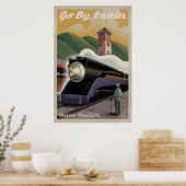 Poster van de  treinstation van de Unie (Keuken)