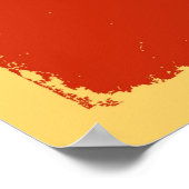 Poster van de Turkse banner (Hoek)