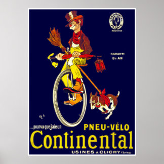 Poster van de Unicycle: continentale banden