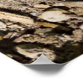 Poster van de Valentijn "Love Rocks" van natuur (Hoek)