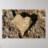 Poster van de Valentijn "Love Rocks" van natuur (Voorkant)