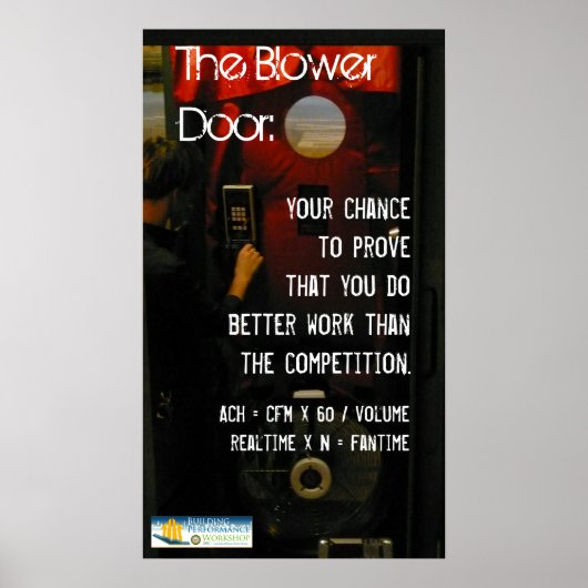 Poster van de ventilator (Voorkant)