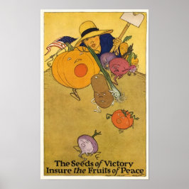 Poster van de Victory Garden
