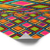 Poster van de visuele variëteit op-art (Hoek)