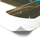 Poster van de visvangst van de staat Wisconsin (Hoek)