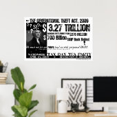 Poster van de voorwaardelijke schuld (Thuiskantoor)