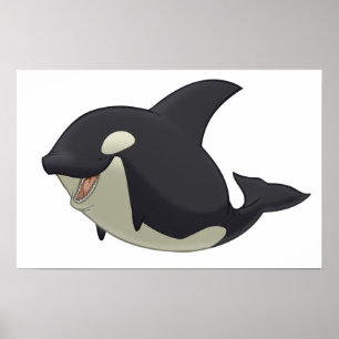 Poster van de vulwalvis