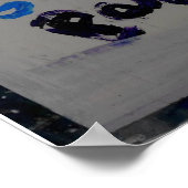 poster van de weg plaveien (Hoek)